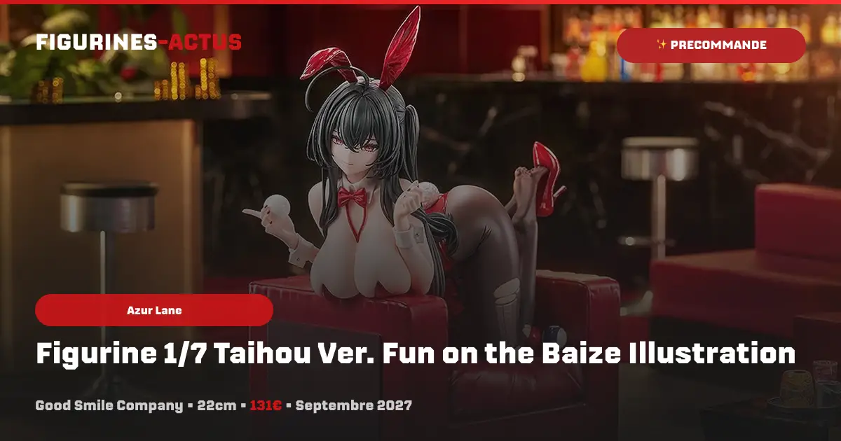couverture article annonce précommande figurine Taihou Ver. Fun on the Baize Illustration par Good Smile Company